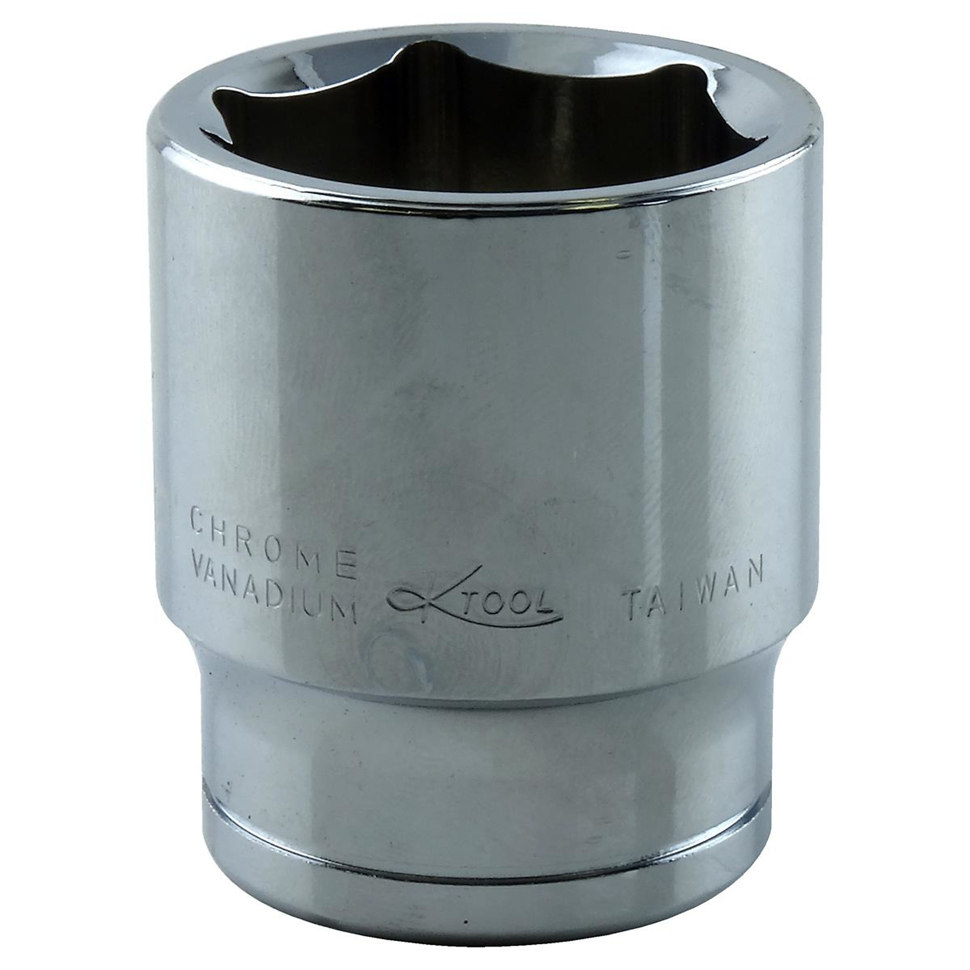 K Tool International 6-Point Socket — 1-1/16in., 1/2in. Drive, Chrome Vanadium Steel, Model# KTI23134